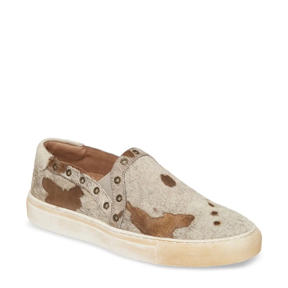 Chocolat Blu Noella calf hair sneakers size 38 or 7.5